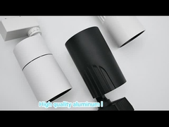 Aluminiowa + plastikowa czarna powierzchnia Track Light Cob 24W Szybkie rozpraszanie ciepła