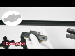 2-żyłowy sklep odzieżowy Reflektor szynowy Aluminiowy zagęszczony