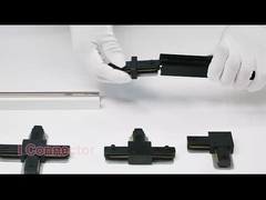 Płaska miedziana szyna 2-drutowa do montażu powierzchniowego 1m System 1,5m 2m