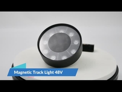 9w okrągły reflektor magnetyczny do salonu oświetlenie domu lampa w kratkę