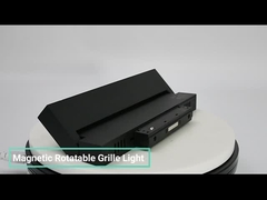 12w 18w Składane magnetyczne oświetlenie szynowe LED bez głównego światła Salon Grille Light