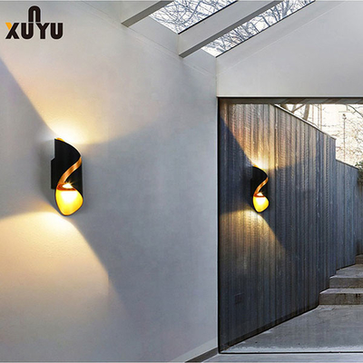 10W Courtyard Outdoor Kinkiety ścienne 6000K Aluminiowe szkło