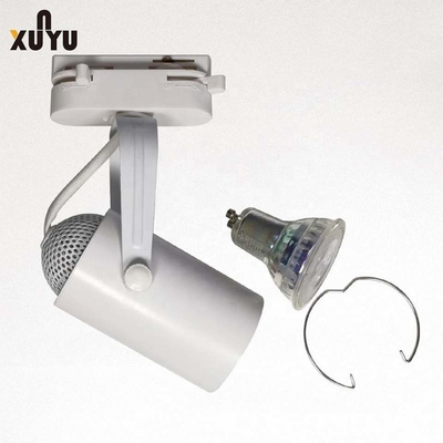Aluminiowe rozpraszanie ciepła Regulowane 180-kątne światło toru Gu10