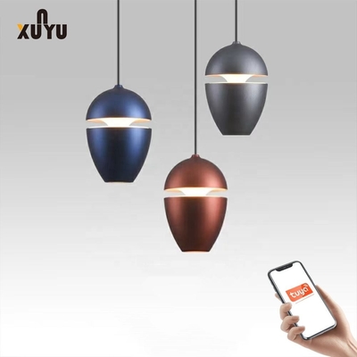 Sypialnia 8W Kropla wody Lampa wisząca 3000k-6000k Aluminiowy klosz