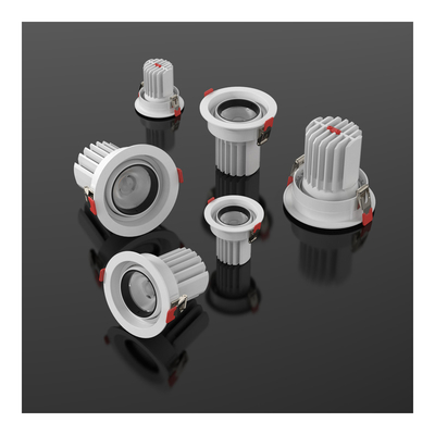 IP20/IP44 LED Wpuszczany kolby Spotlight 2.5 Cal Wall Washer Downlight