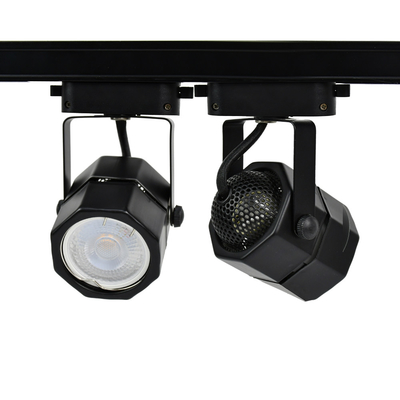 Hala wystawowa Sklep odzieżowy Track Light Obudowa Dostosowana sześciokątna Gu10 / Mr16