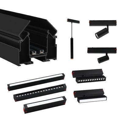 Magnetyczne oświetlenie sufitowe napinane 220 V Lampy szynowe Tuya Bluetooth Wifi