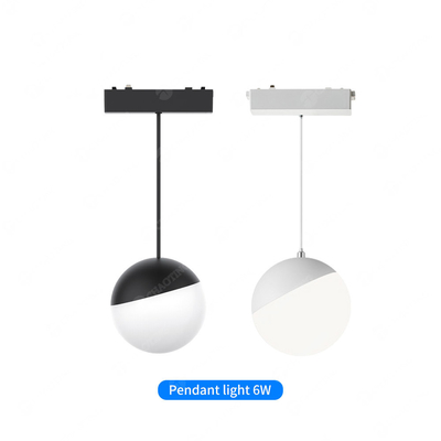Czarny Biały 180° 6W 48V Magnetyczny Ścieżka Światło Ultra Cienkie Magnetyczne reflektor Lustro