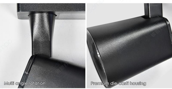 12W 20W 30W 40W LED Track Spotlight 350 Regulowany w poziomie