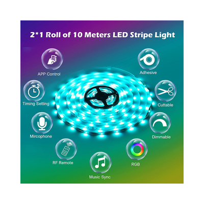 OEM SMD 5050 RGB Inteligentna taśma LED Wodoodporna do dekoracji