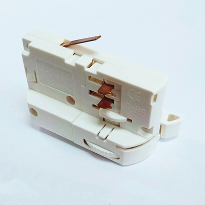 4-przewodowe 3-fazowe akcesoria do oświetlenia szynowego CE TUV Track Light Adapter