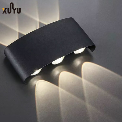 Led 4W 6W Podwójna głowica ogrodowa Ip65 Zewnętrzne kinkiety