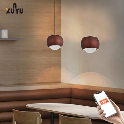 XUNYU Lampa wisząca LED 8W 6000K Lampa wisząca w kształcie kuli