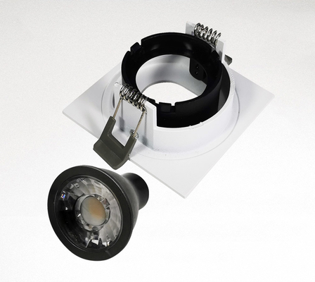 Owalna obudowa Downlight Mr16 Obudowa żarówki Gu10 do hotelu Villa