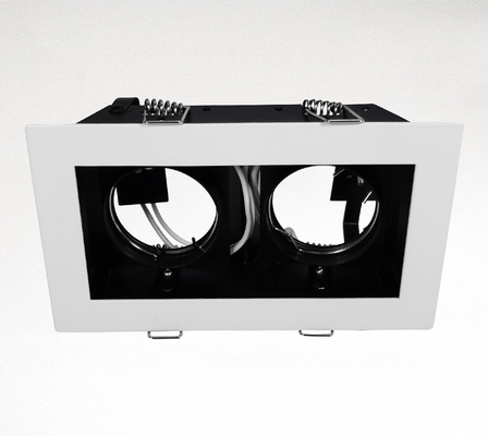 Oprawa Downlight Mr16 LED Obudowa Podwójna Głowica Do Biura / Magazynu
