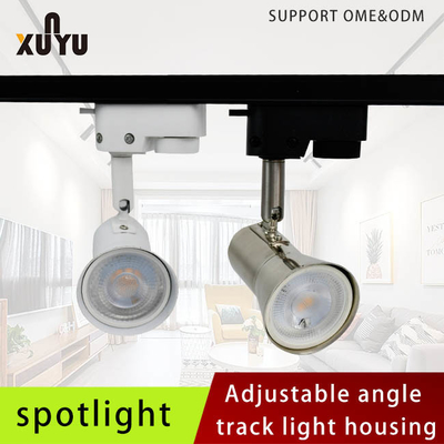 Biały kształt Micro Horn Mr16 Track Light Die Casting Aluminium