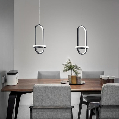 AC 220V Sypialnia Sufitowa lampa wisząca 200 * 380 mm Pojedyncza głowica