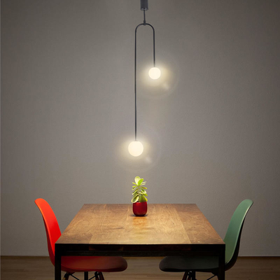 Lampa wisząca LED z podwójną głowicą 250mm Lampa wisząca sufitowa 90lm / w