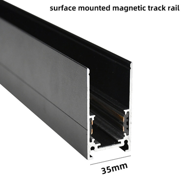 Magnetyczny system oświetlenia szynowego 48v 20mm 35mm do użytku domowego, montowany powierzchniowo