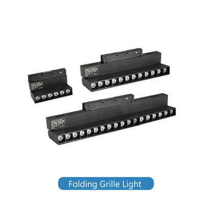 12w 18w Składane magnetyczne oświetlenie szynowe LED bez głównego światła Salon Grille Light