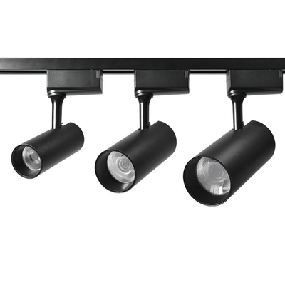 Cct 3000k \ 4000k Cob Track Light 30w 20w Okno Sklepu Odzieżowego Czarny