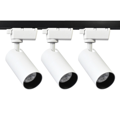 Oświetlenie komercyjne LED Track Spotlight Trzy temperatury barwowe Opcjonalne światło COB Track Light