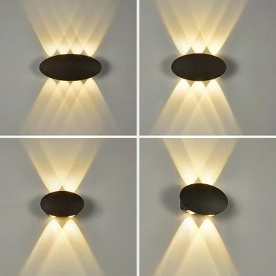 Wodoodporna zewnętrzna lampa ogrodowa 2 głowice 4 głowice 6 głowic 4000 K