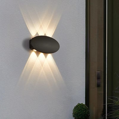 IP65 Zewnętrzna wodoodporna lampa ścienna 4W 6W 8W Oświetlenie w górę i w dół Kinkiet