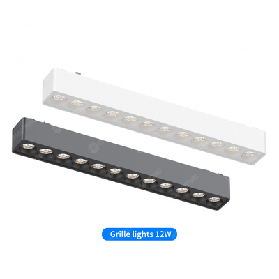 Komercyjny salon 48V Magnetyczne światło 12W 3000K 4000K 5700K LED światło siatki