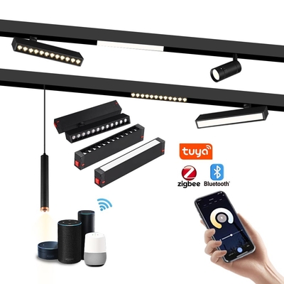 220V LED Magnetyczne światło ścieżkowe Dom Spotlight Inteligentne oświetlenie bez głównego