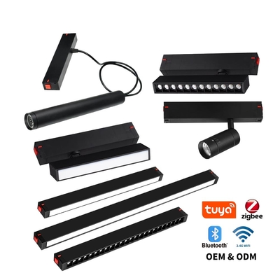 220V Bez światła głównego Magnetyczna ścieżka liniowa 3000K 10W 20W COB żyrandol