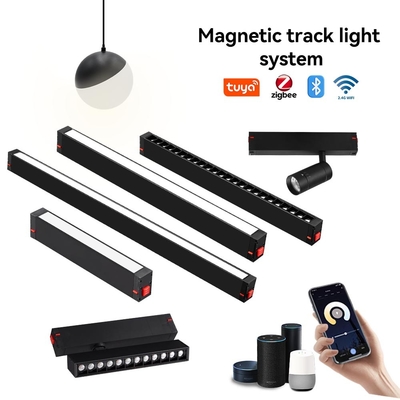 2.4G Inteligentne zaciemnianie i regulacja koloru Magnetyczne światło torów