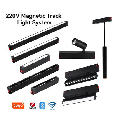 Wysokonapięciowy magnetyczny tor składany światło sieci COB OSRAM Chip Track Light